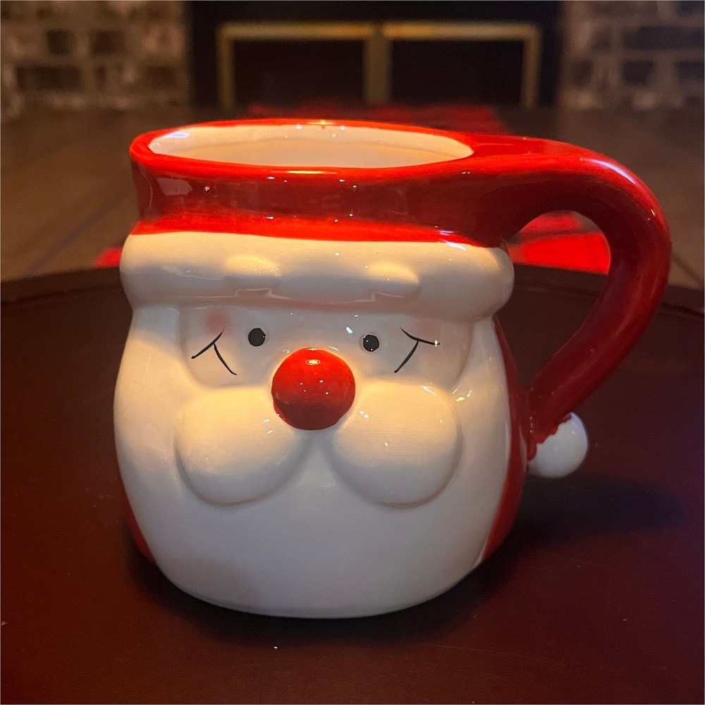 Royal Norfolk Santa Claus Face Ceramic Mug Christmas Holiday Drinkware Festive